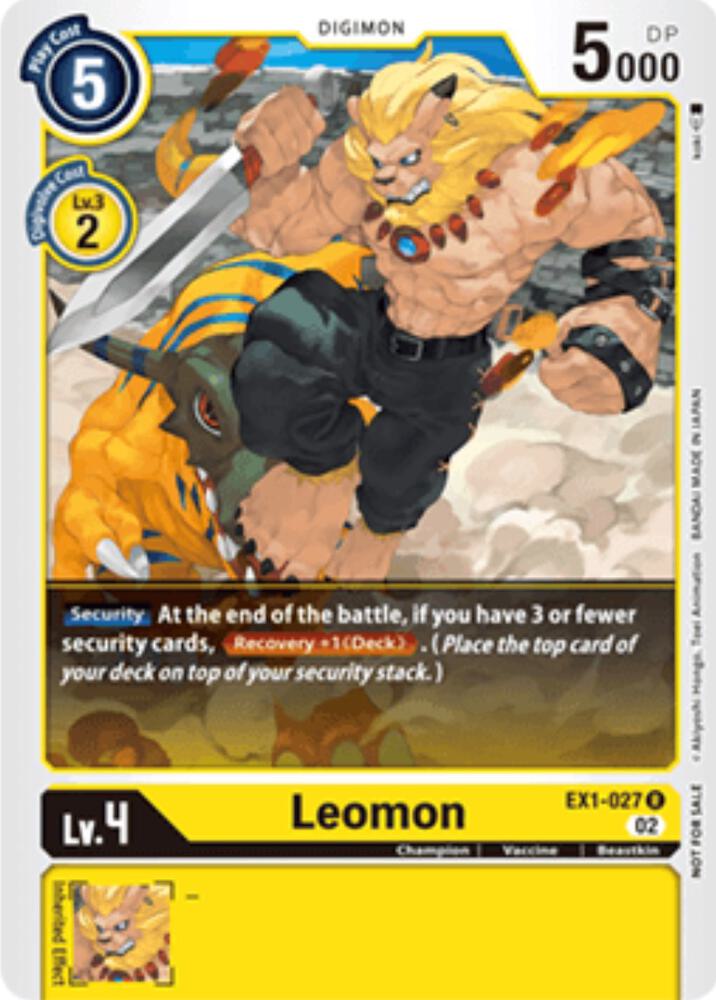 Leomon (X Record Pre-Release Tournament) card image