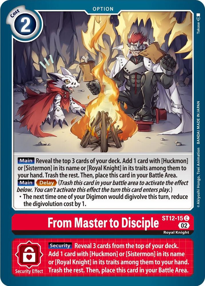 From Master to Disciple card image