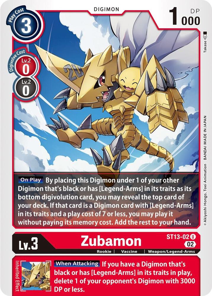 Zubamon card image