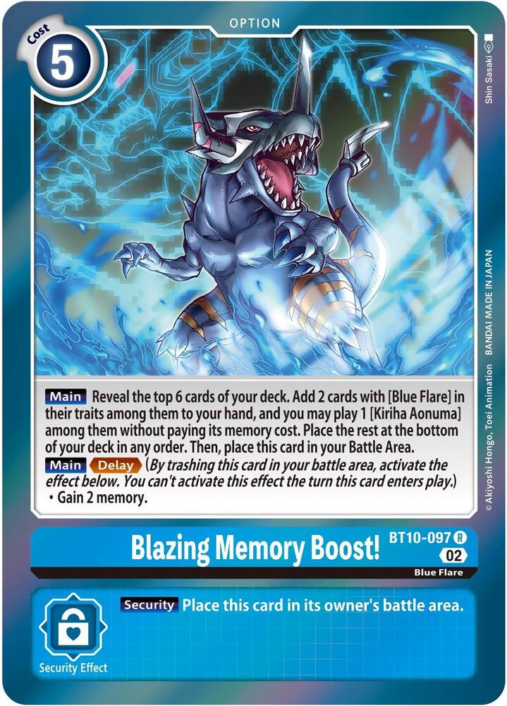 Blazing Memory Boost! card image