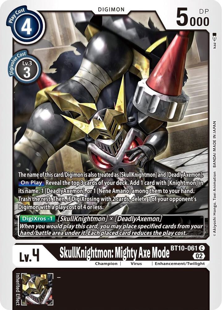SkullKnightmon: Mighty Axe Mode card image
