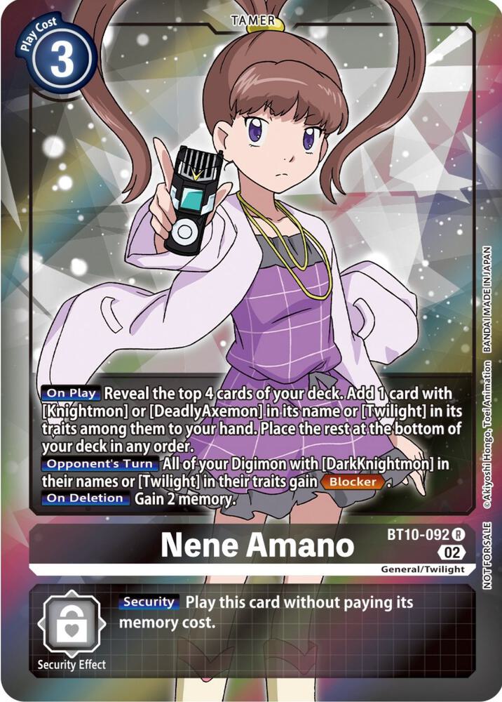 Nene Amano (Box Topper) card image