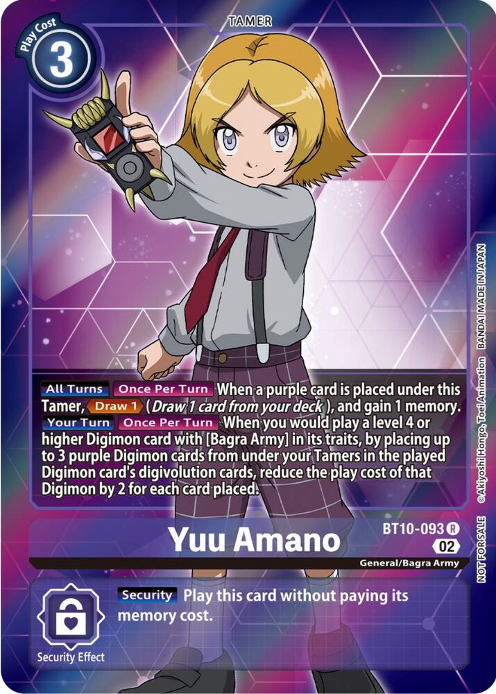 Yuu Amano (Box Topper) card image