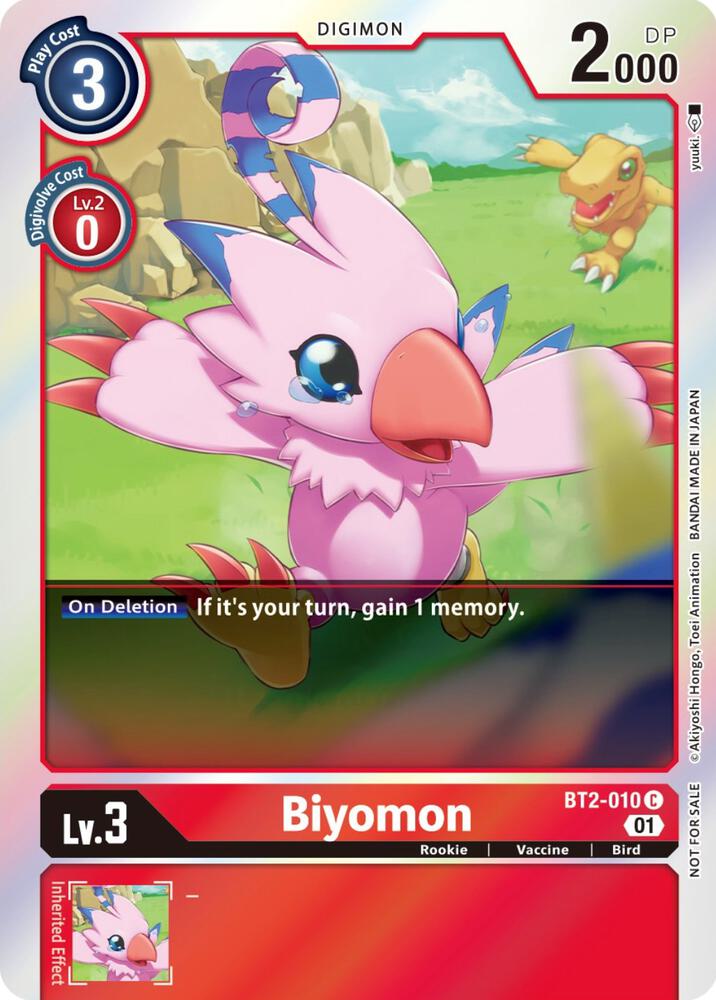 Biyomon - BT2-010 (ST-11 Special Entry Pack) card image