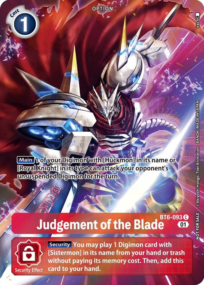 Judgement of the Blade (Premium Deck Set) card image