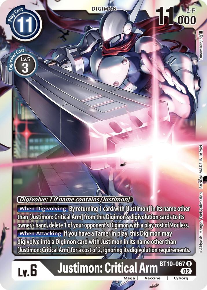 Justimon: Critical Arm card image