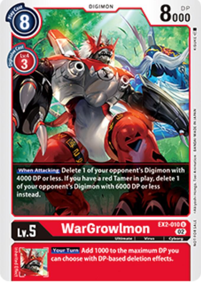 WarGrowlmon - EX2-010 (Tamer Party Vol. 6 Promo) card image