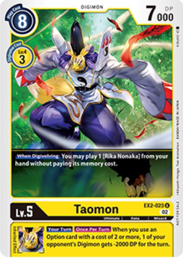 Taomon - EX2-023 (Tamer Party Vol. 6 Promo) card image