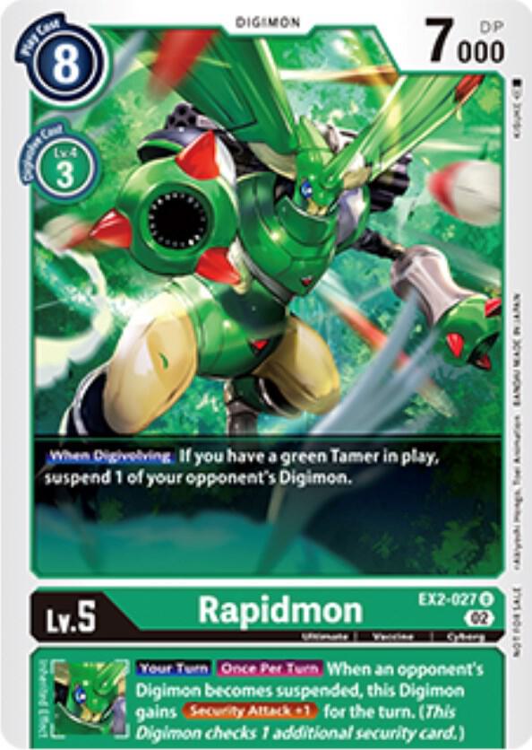 Rapidmon - EX2-027 (Tamer Party Vol. 6 Promo) card image