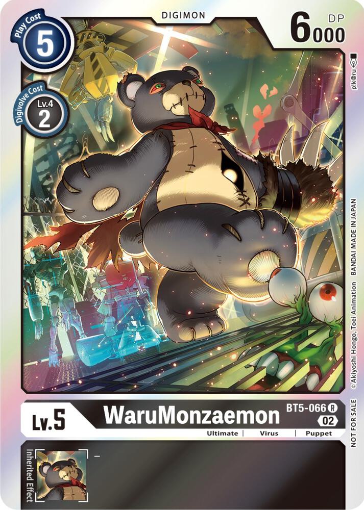WaruMonzaemon (Official Tournament Pack Vol. 7) card image