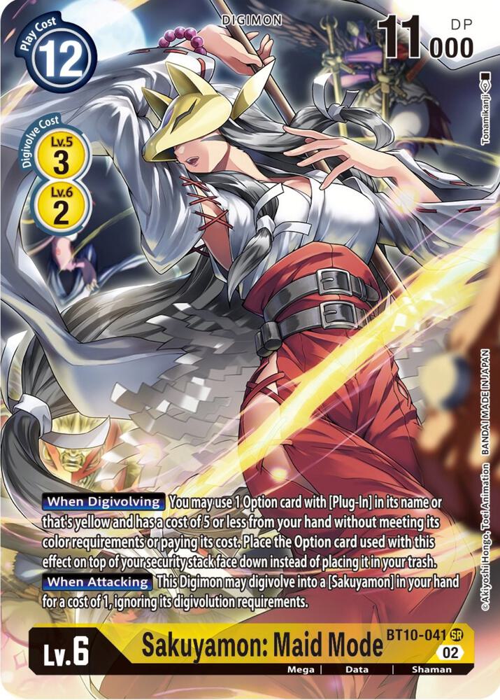 Sakuyamon: Maid Mode (Alternate Art) card image