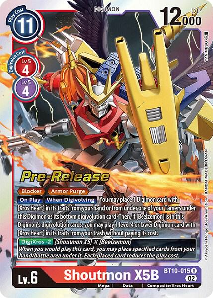 Shoutmon X5B card image