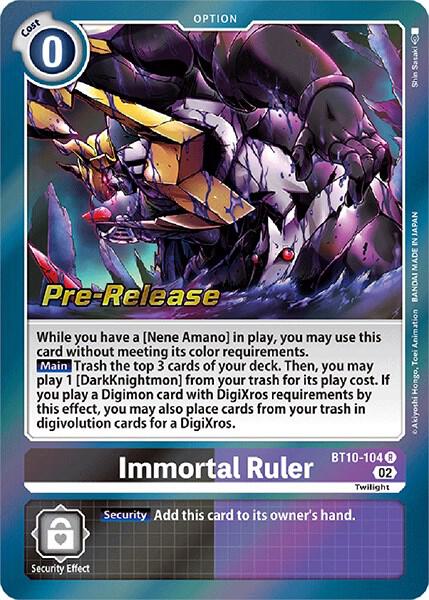 Immortal Ruler card image