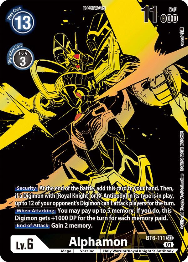 Alphamon (Xros Encounter Ghost Rare) card image