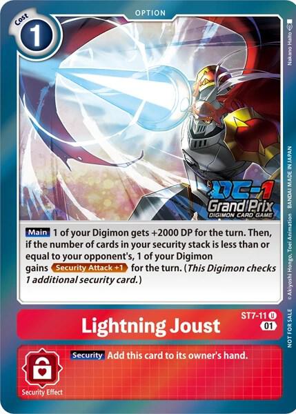 Lightning Joust (DC-1 2022 Stamped) card image