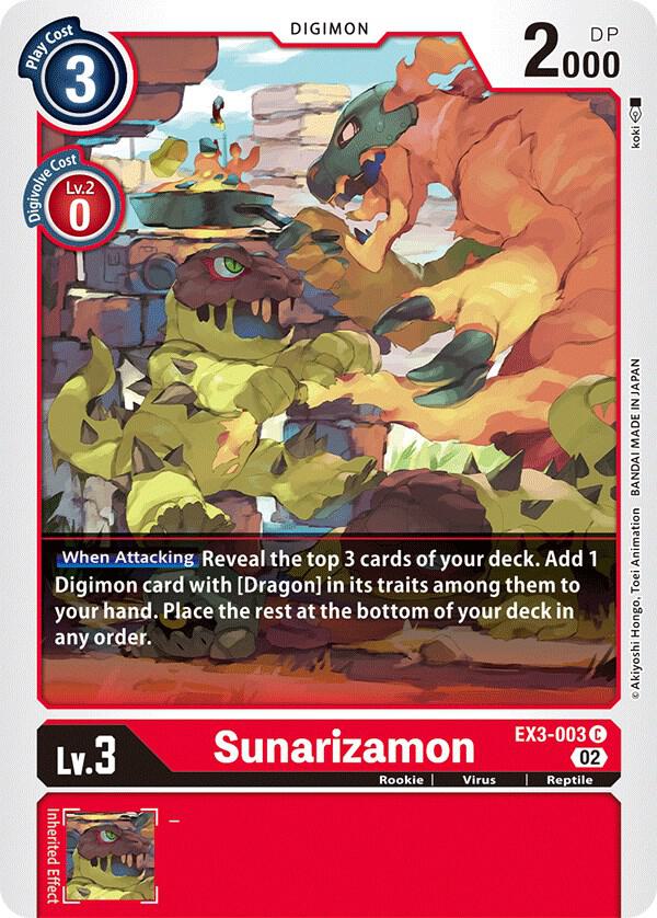 Sunarizamon card image