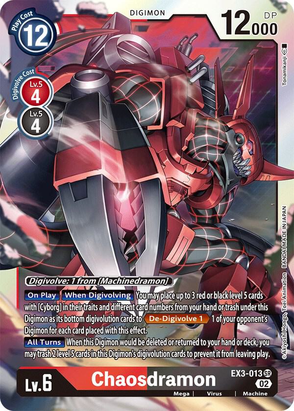 Chaosdramon card image