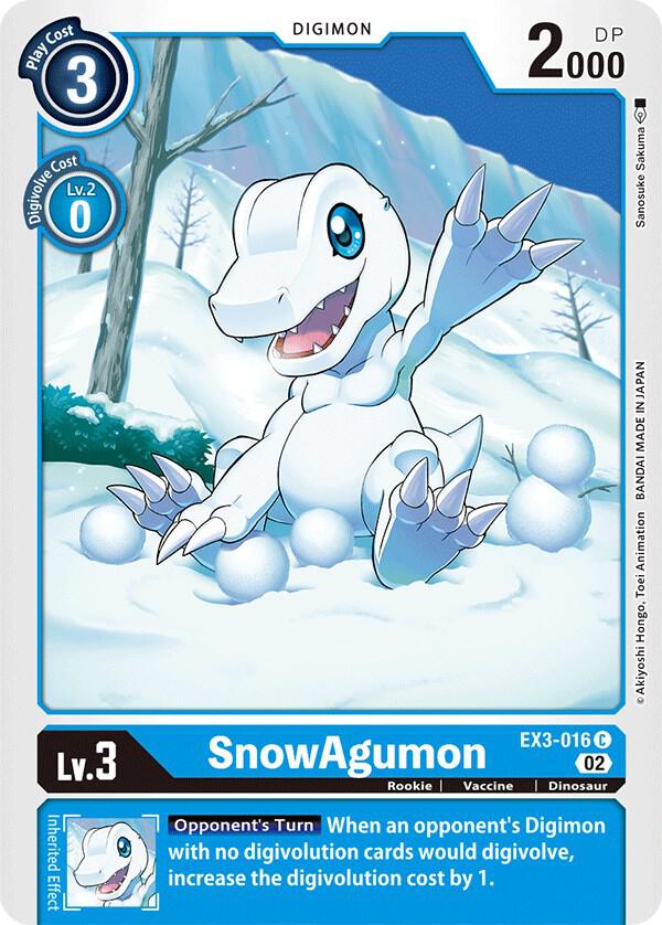 SnowAgumon card image