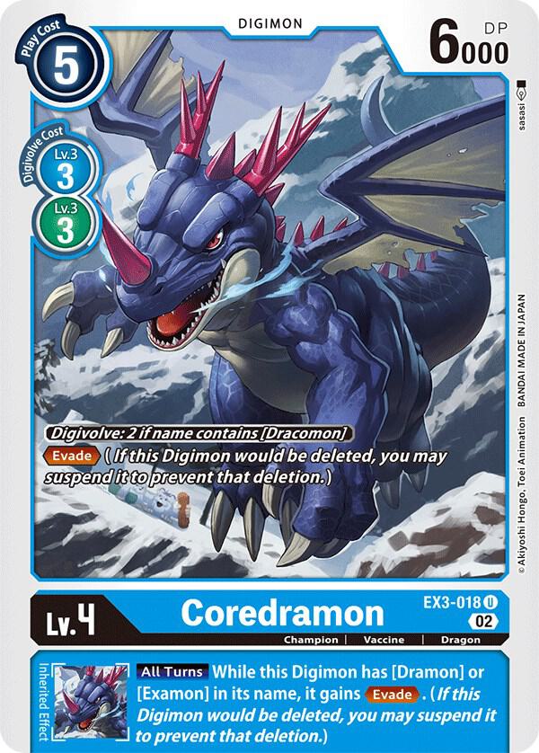 Coredramon - EX3-018 card image