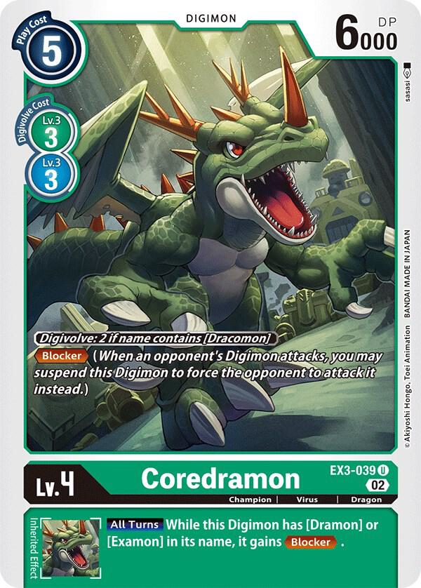 Coredramon - EX3-039 card image