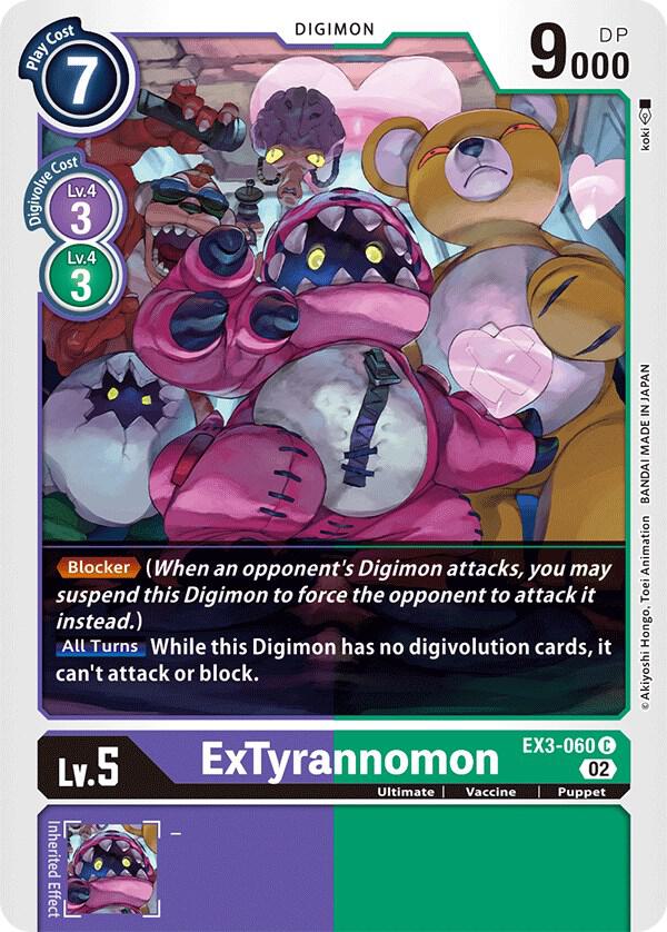 ExTyrannomon card image