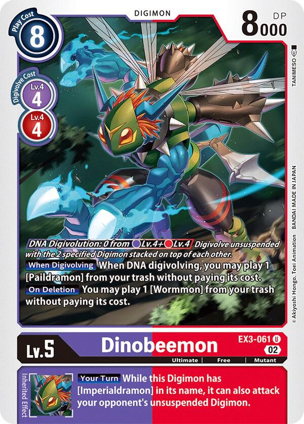 Dinobeemon card image