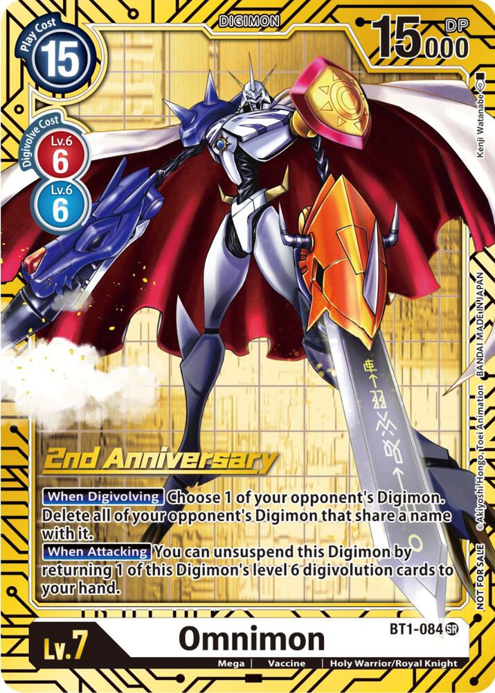 Omnimon (2nd Anniversary Card Set) card image