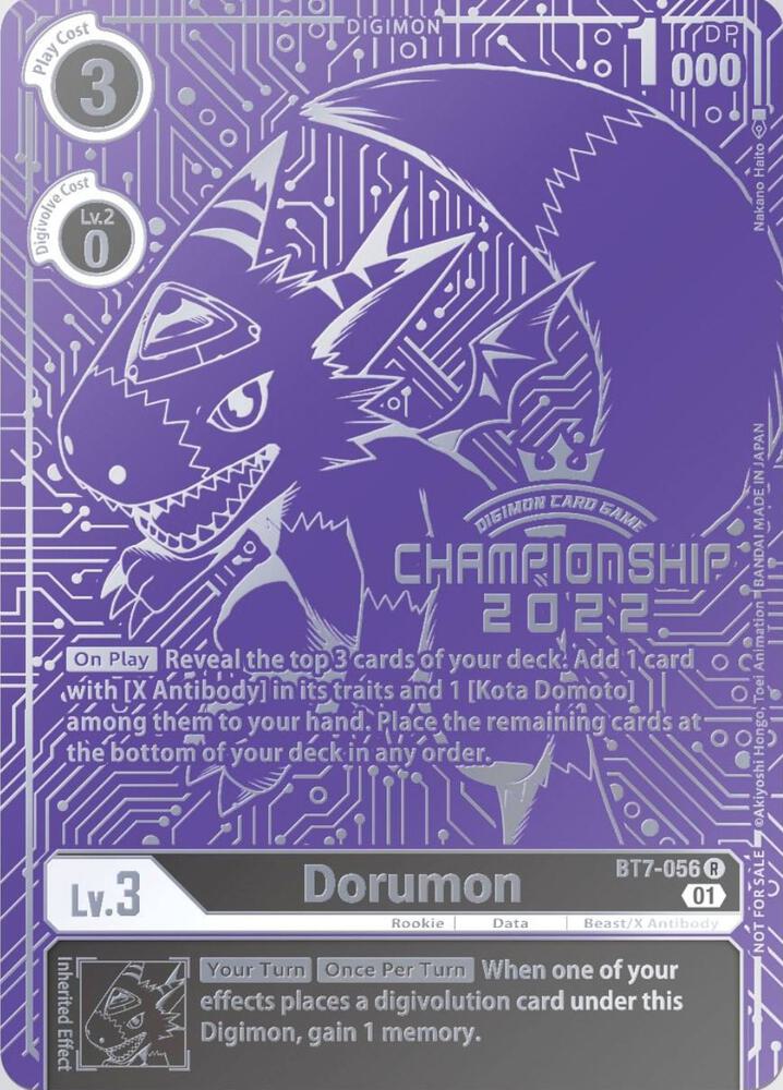 Dorumon (2022 Championship Finals Top 16) card image