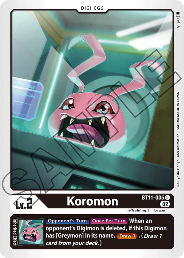 Koromon card image