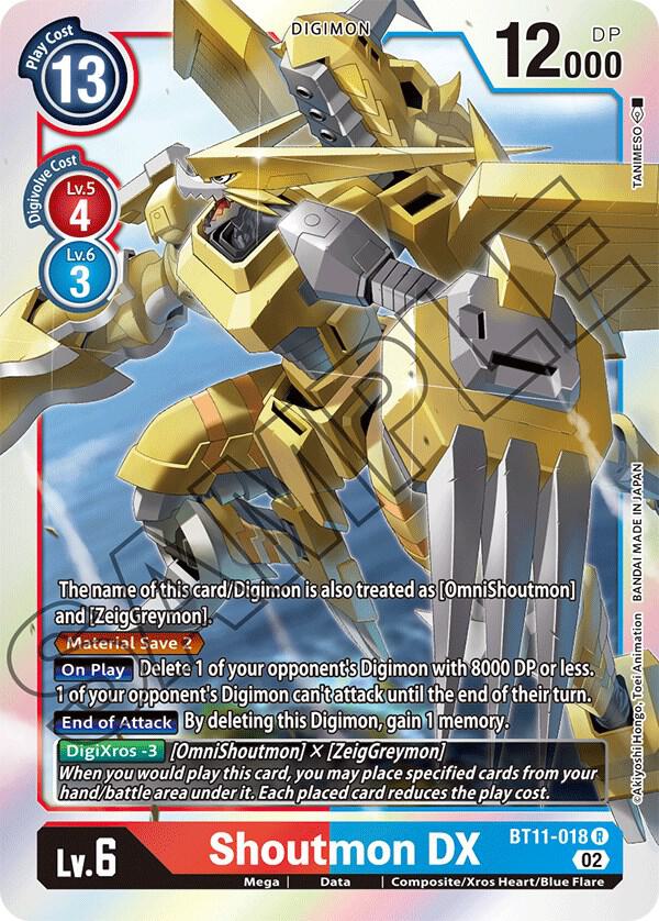 Shoutmon DX card image