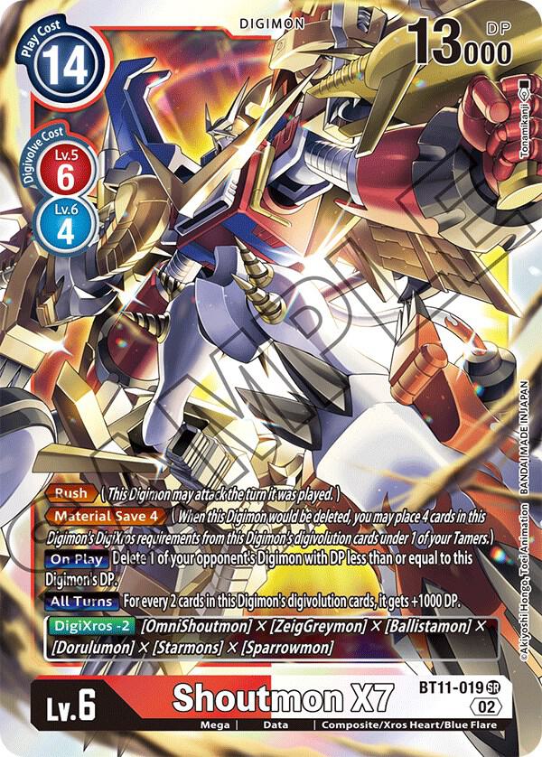 Shoutmon X7 card image