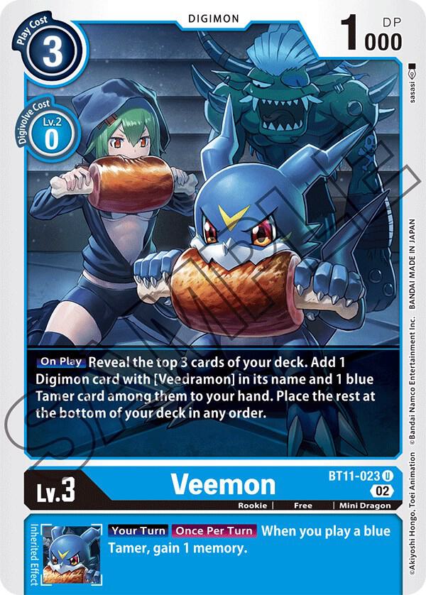 Veemon card image