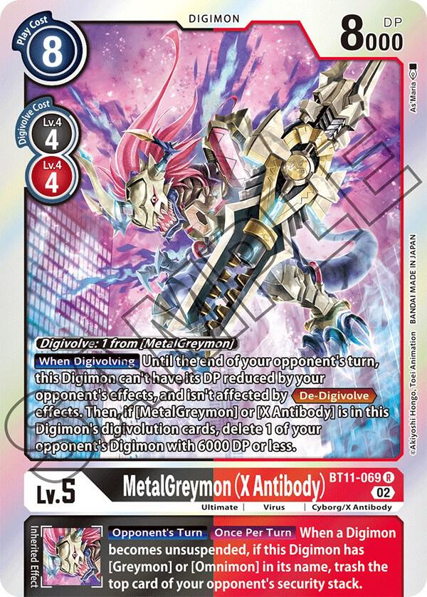 MetalGreymon (X Antibody) card image