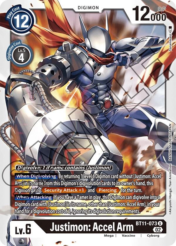 Justimon: Accel Arm card image