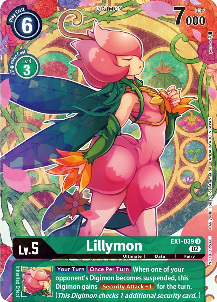 Lillymon (Digimon Illustration Competition Pack 2022) card image