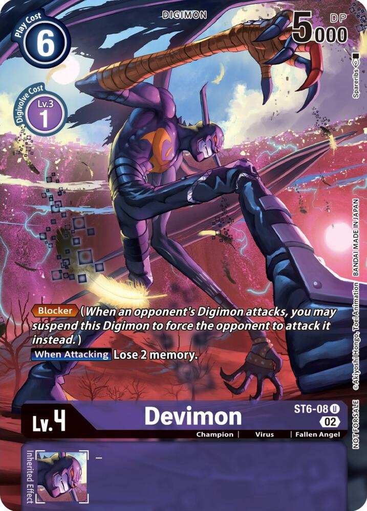 Devimon (Digimon Illustration Competition Pack 2022) card image