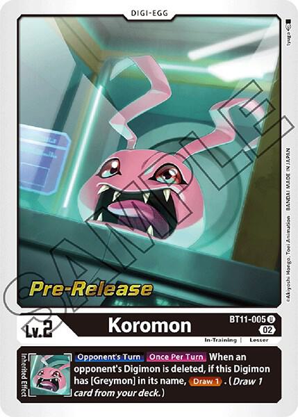 Koromon card image