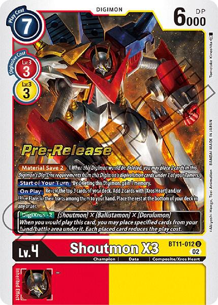 Shoutmon X3 card image