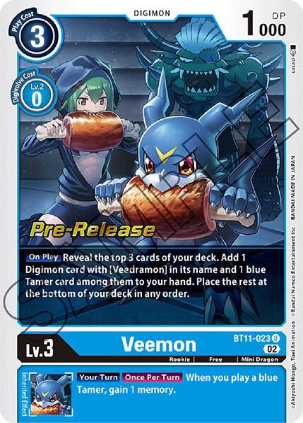 Veemon card image