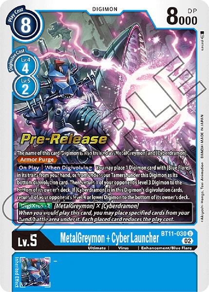 MetalGreymon + Cyber Launcher card image