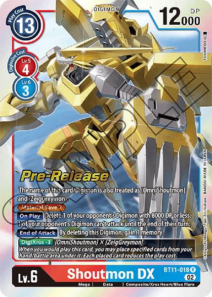 Shoutmon DX card image