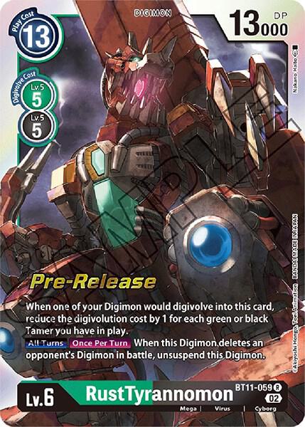 RustTyrannomon card image
