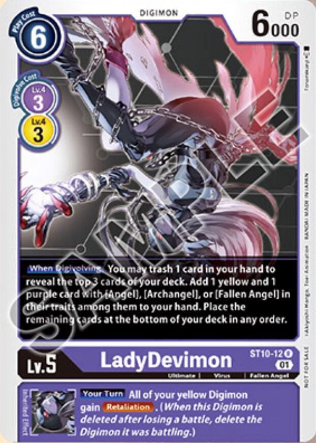 LadyDevimon (Tamer Goods Set Angewomon & LadyDevimon) card image