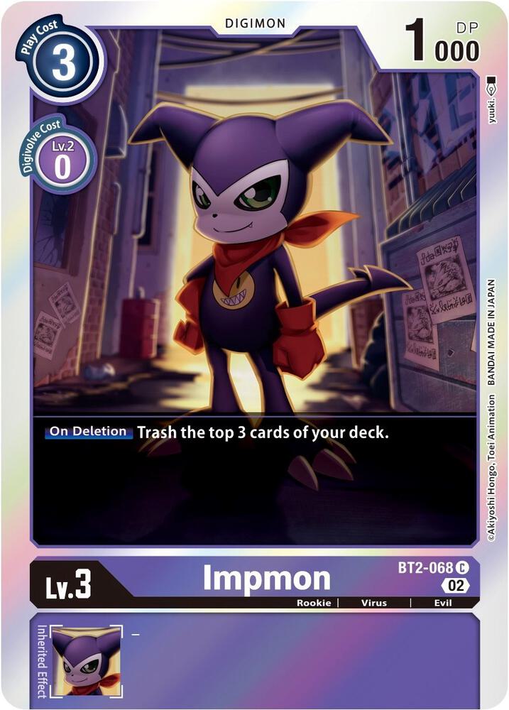 Impmon - BT2-068 (Alternate Art) card image