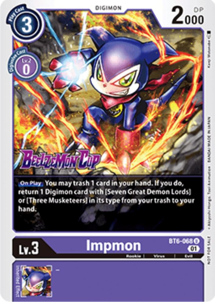 Impmon (Beelzemon Cup Participation) card image