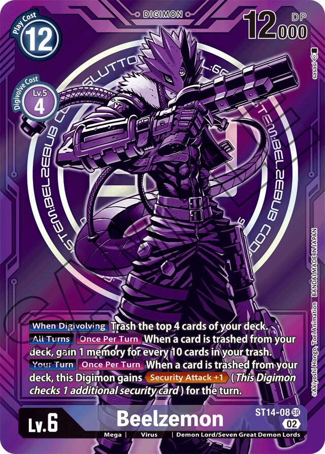 Beelzemon - ST14-08 (Alternate Art) card image