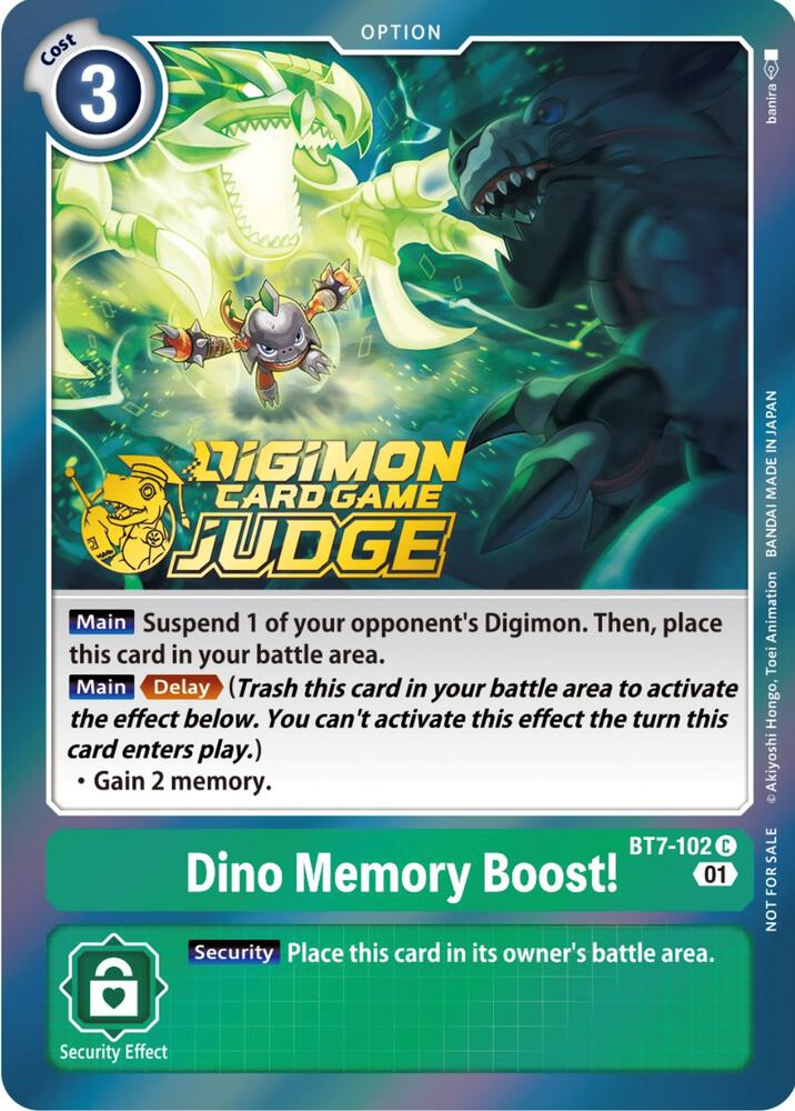 Dino Memory Boost! (Judge Pack 3) card image