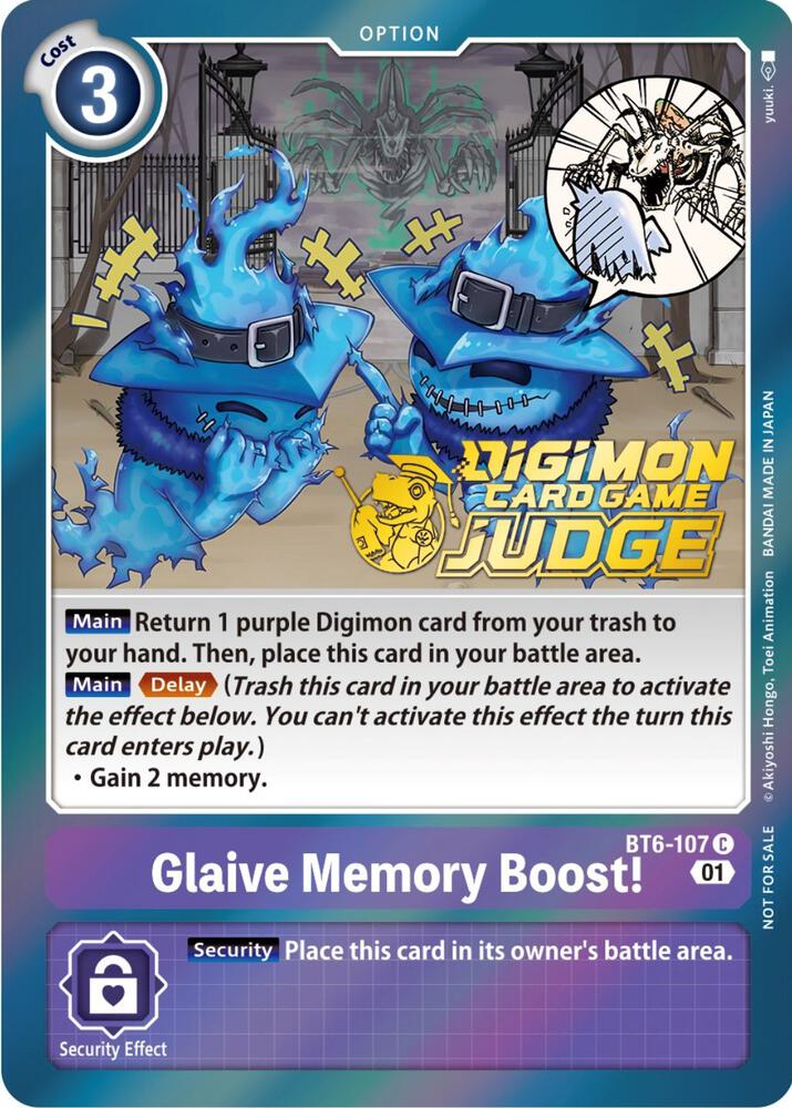 Glaive Memory Boost! (Judge Pack 3) card image