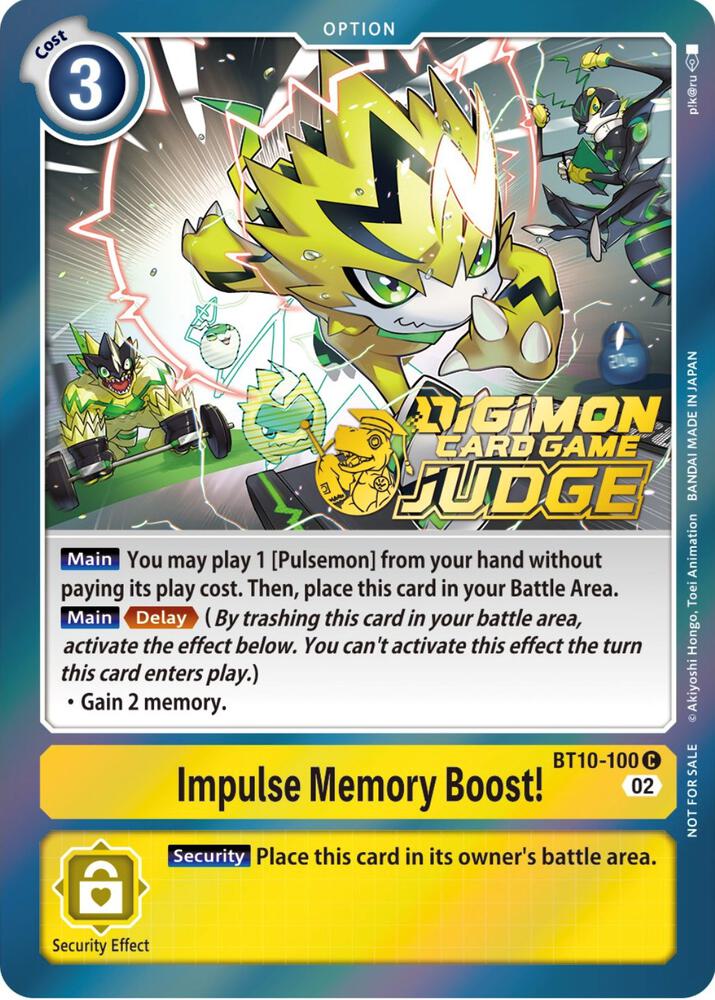 Impulse Memory Boost! (Judge Pack 3) card image