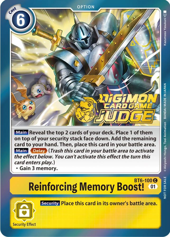 Reinforcing Memory Boost! (Judge Pack 3) card image